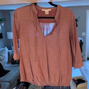 Purple and White blouse